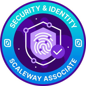 Badge Scaleway Security & Identity Associate